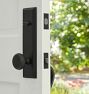 Putman Exterior 2-1/4&quot; Brass Knob Tube Latch Door Set with Level Bolt, Smart home technology