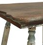 Beautifully Worn Antique Parlor Table with Lower Shelf