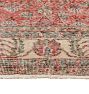 Vintage Red-Toned Turkish Hand-Knotted Rug, 7'x10'