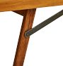 Vintage Slatted Maple Folding Table