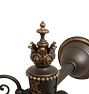 Finely Cast Antique Brass Classical Revival Candle Sconce