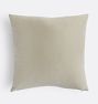 OPEN BOX: Italian Velvet Pillow Cover, Stone - 20&quot;x20&quot;