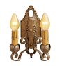 Vintage Romance Revival Double Candle Sconce