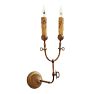 Antique Victorian Converted Gas Double Candle Sconce