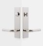 Tumalo Brass Lever Exterior Door Hardware Tube Latch Set