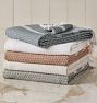 Pebbled Organic Turkish Cotton Bath &amp; Hand Towels