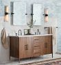 Shaw 60&quot; Walnut Double Vanity