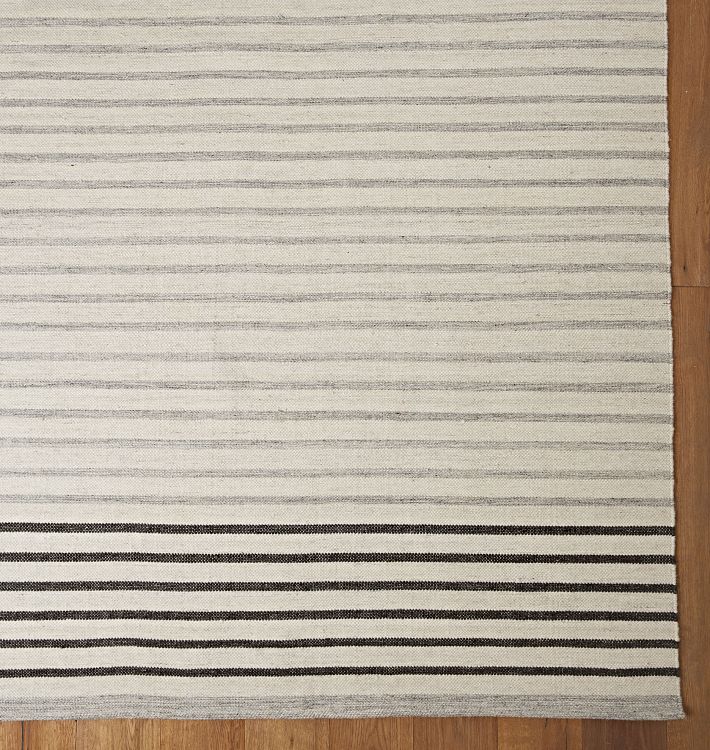 Striped Dhurrie Flatweave Rug