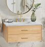 Geneva 36&quot; Wall Mount Teak Single Vanity