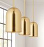 Paige 5&quot; Articulating Dome Cylinder Track Light Pendant