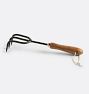 Cultivator Rake Hand Tool with Walnut Handle