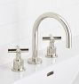 Waterhouse Short Spout Cross Handle Widespread Bathroom Faucet