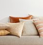 Woven Cotton Striped Pillow Cover