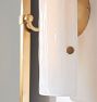 Willamette 28&quot; LED Pearl White Fluted Sconce