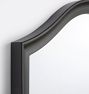 Arched Metal Frame Traditional Floor Mirror