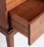 Hosford Walnut 2-Drawer Nightstand