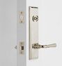 Putman Octagonal Lever / Lever Exterior Door Hardware Tube Latch Set