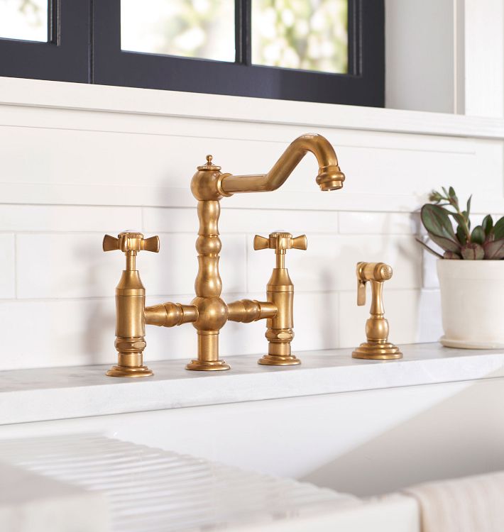 Bridge Kitchen Faucet deals with Sprayer