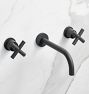 Waterhouse Cross Handle Wall Mount Faucet