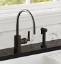 Blair Lever Handle Single Hole Kitchen Faucet with Sprayer