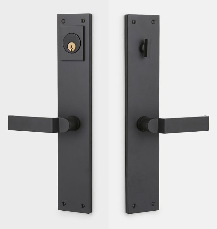 Tabor Lever Exterior Door Hardware Tube Latch Set