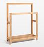 Adela Teak Standing Towel Rack