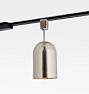 Paige 5&quot; Articulating Dome Cylinder Semi-Flush Track Light