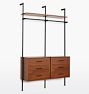 Holgate 96" Modular Closet - 2 shelves - 2 rods - 2 drawers - Oil-Rubbed bronze