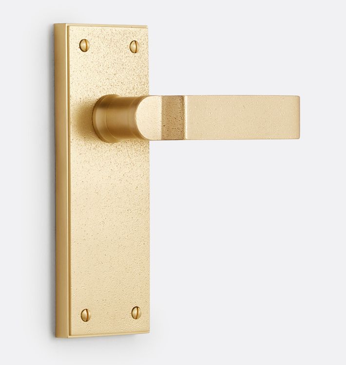 Jerico Brass Lever Interior Door Set Tube Latch Set