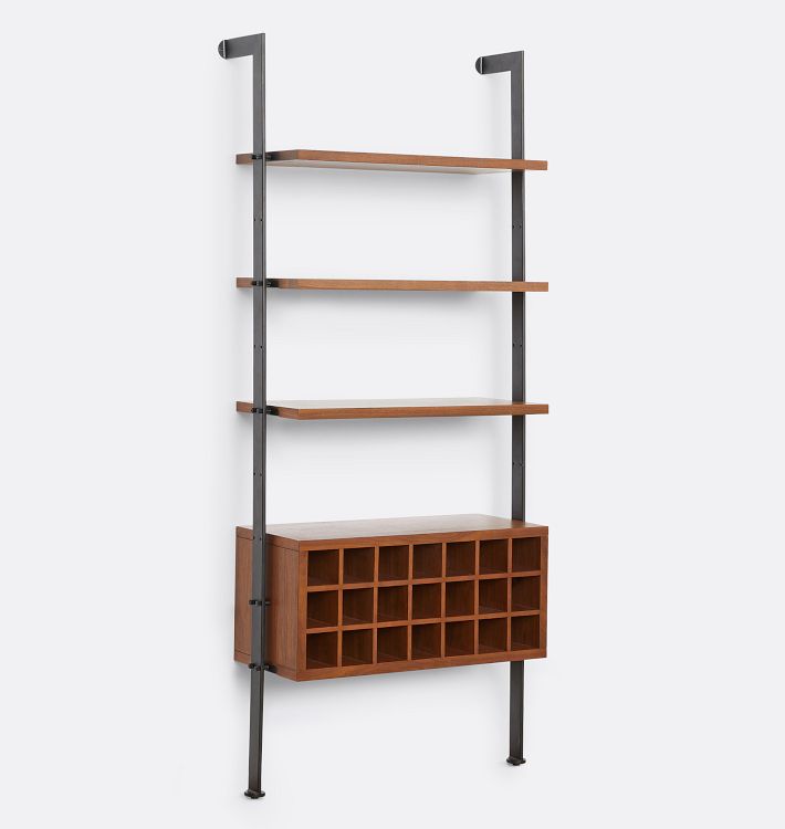 Holgate 72" Modular Wine Storage - 3 shelves - Oil-Rubbed Bronze