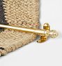 Acorn Finial Stair Rod, Lacquered Brass