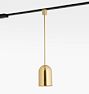 Paige 5&quot; Articulating Dome Cylinder Track Light Pendant