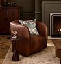 Estelle Leather Swivel Chair