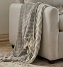 Jacquard Reversible Organic Cotton Throw