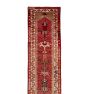 Vintage Hand-Knotted Turkish Runner Rug, approx. 14ft