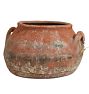 Vintage Turkish Terra Cotta Medium Storage Vessel