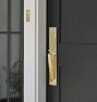 Tabor D-Handle &amp; Square Knob Exterior Door Hardware Tube Latch Set