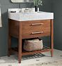 Richmond 27&quot; Walnut Powder Vanity