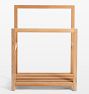 Adela Teak Standing Towel Rack