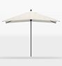 10' Rectangular Outdoor Umbrella - Rustproof Aluminum Tilt Frame, Natural