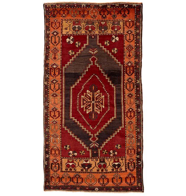 Turkish Hand Knotted Yahyali Rug