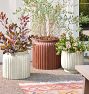 Concrete Fluted Planter