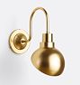 Regis Angled Sconce, Aged Brass - Angled Shade