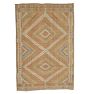 Vintage Anatolian Flat Woven Rug in Soft Tones