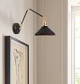 Imbrie Articulating Sconce with Aged Brass Accents