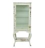 Vintage Mint Green Steel Medical Cabinet