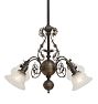 Antique Victorian 4-Light Chandelier