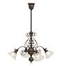 Antique Victorian 4-Light Chandelier