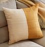 Color Block Silk Pillow Cover