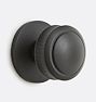 Rigdon Interior Door Set Round Plate with Knob, Passage - Oil-Rubbed Bronze